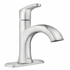 Karis Chrome One-handle High Arc Bathroom Faucet