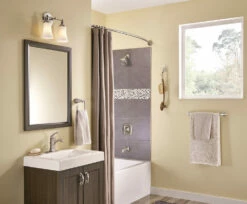 Hensley Spot Resist Brushed Nickel (MB) One-Handle High Arc Bathroom Faucet