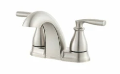 Hilliard Spot Resist Brushed Nickel Two-Handle Low Arc Bathroom Faucet -Hot Sale Moen Store 84532SRN Right.tif