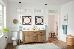 Hilliard Spot Resist Brushed Nickel Two-Handle Low Arc Bathroom Faucet -Hot Sale Moen Store 84532SRN Set1.tif