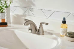 Hilliard Spot Resist Brushed Nickel Two-Handle Low Arc Bathroom Faucet -Hot Sale Moen Store 84532SRN glam1.tif