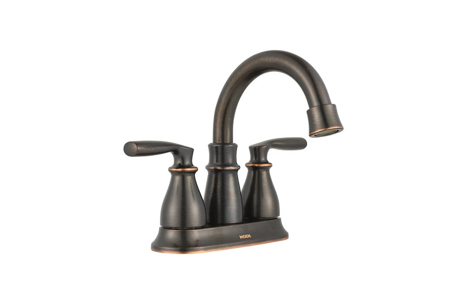 Hilliard Mediterranean Bronze Two-Handle High Arc Bathroom Faucet 6 Hilliard Mediterranean Bronze Two-Handle High Arc Bathroom Faucet - Image 4