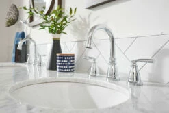 Hilliard Chrome Two-Handle High Arc Bathroom Faucet 14 Hilliard Chrome Two-Handle High Arc Bathroom Faucet -Hot Sale Moen Store 84539 glam2.tif