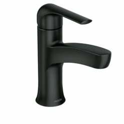 Tilson Matte Black One-handle High Arc Bathroom Faucet