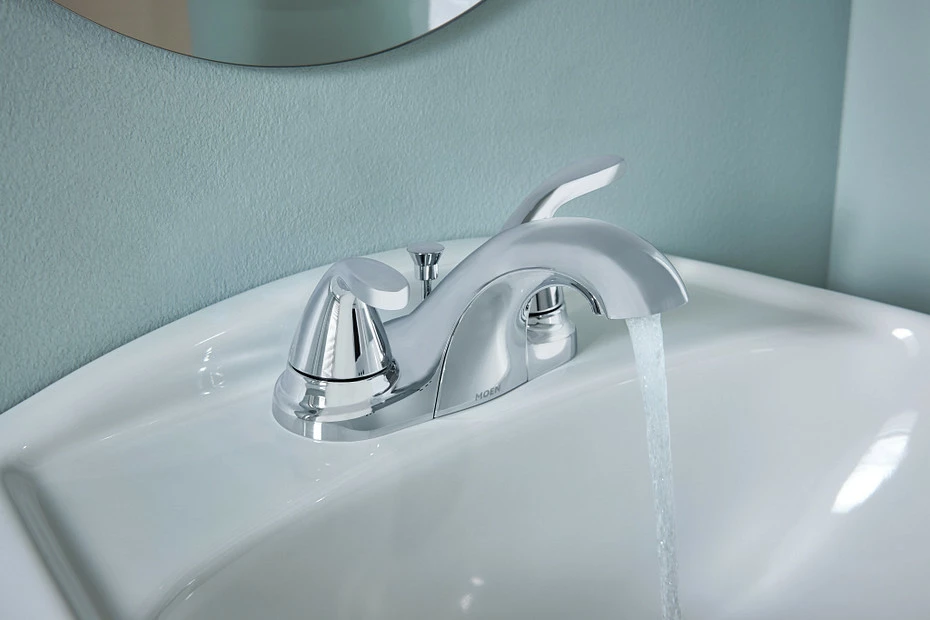 Adler Chrome Two-Handle Bathroom Faucet 6 Adler Chrome Two-Handle Bathroom Faucet - Image 4