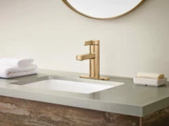 Beric Bronzed Gold One-handle Bathroom Faucet 8 Beric Bronzed Gold One-handle Bathroom Faucet -Hot Sale Moen Store 84774BZG set2.tif