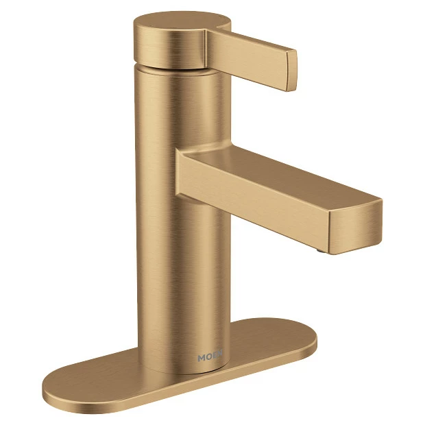 Beric Bronzed Gold One-handle Bathroom Faucet 6 Beric Bronzed Gold One-handle Bathroom Faucet - Image 4