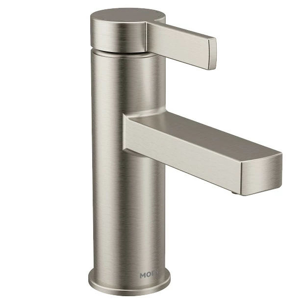Beric Spot Resist Brushed Nickel One-handle Bathroom Faucet 6 Beric Spot Resist Brushed Nickel One-handle Bathroom Faucet - Image 4
