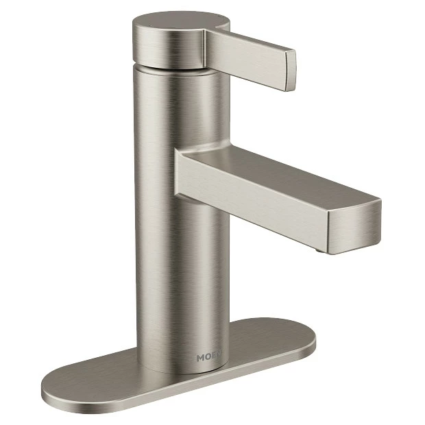 Beric Spot Resist Brushed Nickel One-handle Bathroom Faucet 3 Beric Spot Resist Brushed Nickel One-handle Bathroom Faucet