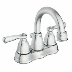 Weylon Chrome Two-handle High Arc Bathroom Faucet -Hot Sale Moen Store 84790.tif