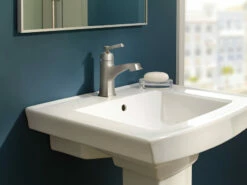 Boardwalk Spot Resist Brushed Nickel One-Handle High Arc Bathroom Faucet