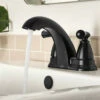 Banbury Matte Black Two-handle Low Arc Bathroom Faucet 1 Banbury Matte Black Two-handle Low Arc Bathroom Faucet -Hot Sale Moen Store 84942bl glam2.tif