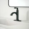 Banbury Matte Black One-handle High Arc Bathroom Faucet -Hot Sale Moen Store 84945BL Set2.tif