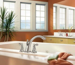 Caldwell Chrome Two-Handle High Arc Roman Tub Faucet 8 Caldwell Chrome Two-Handle High Arc Roman Tub Faucet -Hot Sale Moen Store 86440 set2.tif