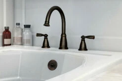 Banbury Mediterranean Bronze Two-Handle High Arc Roman Tub Faucet