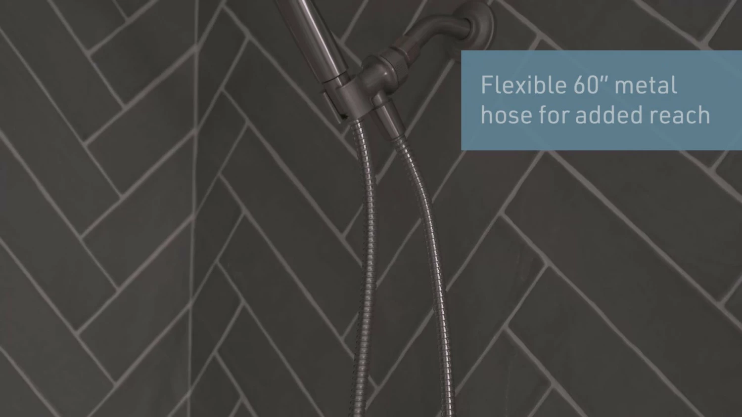 Spot Resist Brushed Nickel Eight-function 4" Diameter Spray Head Wallmount 8 Spot Resist Brushed Nickel Eight-function 4" Diameter Spray Head Wallmount - Image 6