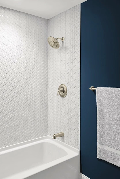 Eva Brushed Nickel Posi-Temp® Eco-Performance Tub/Shower 4 Eva Brushed Nickel Posi-Temp® Eco-Performance Tub/Shower - Image 2