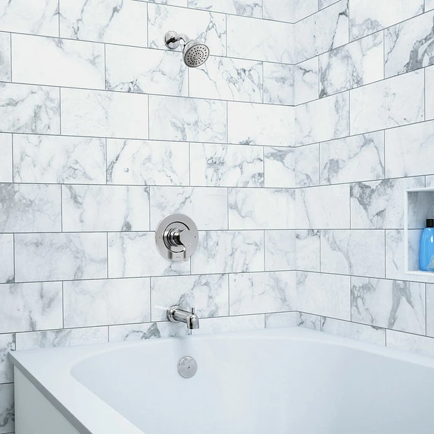 Vichy Chrome Posi-Temp® Eco-Performance Tub/Shower 3 Vichy Chrome Posi-Temp® Eco-Performance Tub/Shower