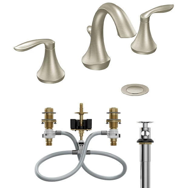 Eva Chrome Two-Handle High Arc Bathroom Faucet 10 Eva Chrome Two-Handle High Arc Bathroom Faucet - Image 8