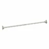 Tension Rod Straight Tension Shower Rod Brushed Nickel