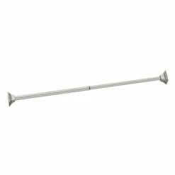 Tension Rod Straight Tension Shower Rod Brushed Nickel