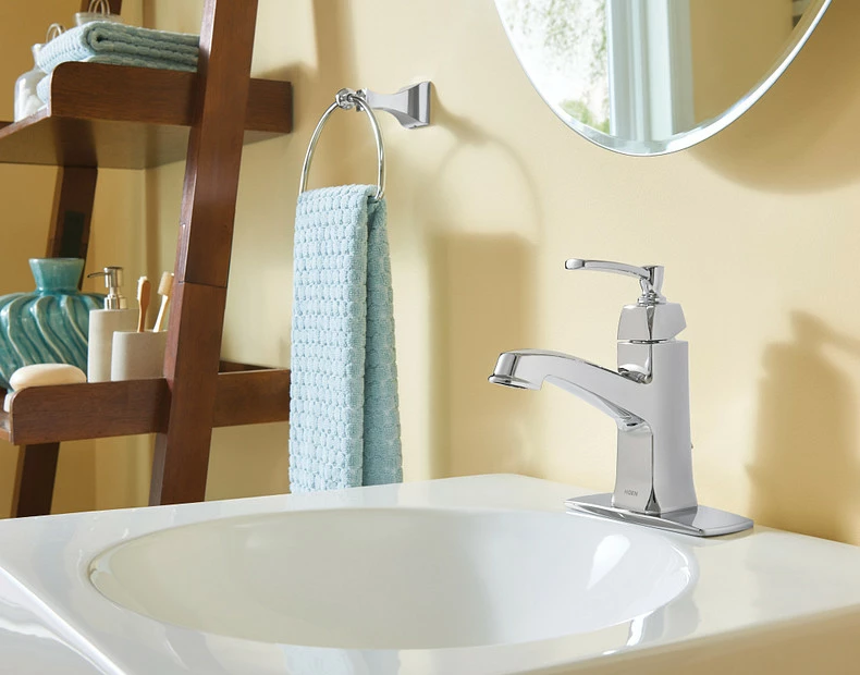 Conway Chrome One-Handle High Arc Bathroom Faucet 7 Conway Chrome One-Handle High Arc Bathroom Faucet - Image 5