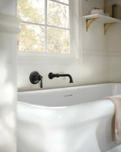 Colinet Matte Black One-handle Non Diverter Wallmount Tub Filler 35 Colinet Matte Black One-handle Non Diverter Wallmount Tub Filler -Hot Sale Moen Store WTS44501BL set3.tif