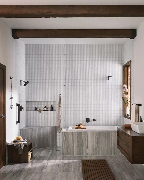 90 Degree Matte Black One-handle Non Diverter Tub Filler 9 90 Degree Matte Black One-handle Non Diverter Tub Filler - Image 7