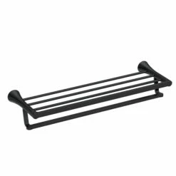 Mikah Matte Black Towel Shelf -Hot Sale Moen Store Y0794BL.tif