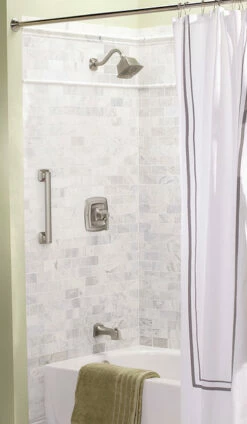 Boardwalk Spot Resist Brushed Nickel Posi-Temp® Eco-Performance Tub/Shower -Hot Sale Moen Store YG3216BN 82830EPSRN set2.tif