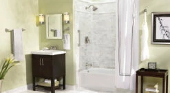 Boardwalk Spot Resist Brushed Nickel Posi-Temp® Eco-Performance Tub/Shower