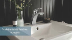 Zarina Chrome One-Handle High Arc Bathroom Faucet 9 Zarina Chrome One-Handle High Arc Bathroom Faucet -Hot Sale Moen Store Zarina20lav20faucet20F B.mp4