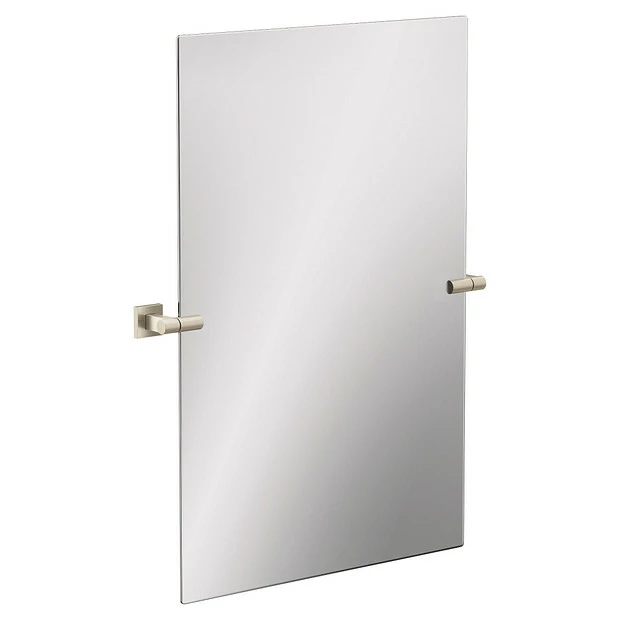 Triva Brushed Nickel Mirror 3 Triva Brushed Nickel Mirror