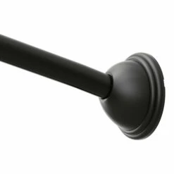 Moen Matte Black Adjustable Curved Shower Rod -Hot Sale Moen Store csr2160bl.tif