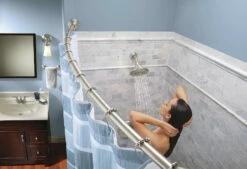 Curved Shower Rods Brushed Nickel Tension Curved Shower Rod -Hot Sale Moen Store dn2170bn sr210bn lifestyle a 034.tif