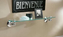 Lounge Chrome Vanity Shelf
