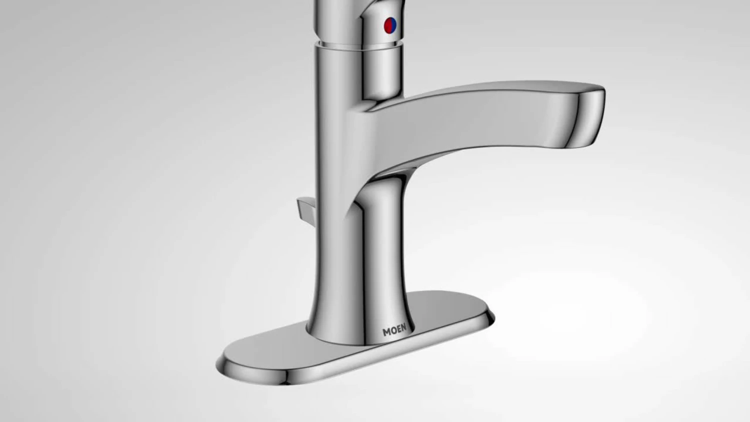 Danika Spot Resist Brushed Nickel One-Handle High Arc Bathroom Faucet 4 Danika Spot Resist Brushed Nickel One-Handle High Arc Bathroom Faucet - Image 2