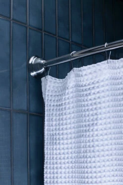 Curved Shower Rods Curved Shower Rod With Magnetix Chrome Tension Or Permanent Mount