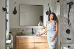 Mikah Matte Black One-handle High Arc Bathroom Faucet 18 Mikah Matte Black One-handle High Arc Bathroom Faucet -Hot Sale Moen Store mikahbl catalog lifestyle4.tif