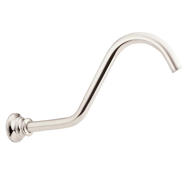 Waterhill Polished Nickel 14" Shower Arm 3 Waterhill Polished Nickel 14" Shower Arm