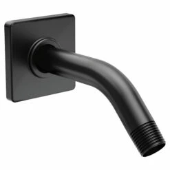 90 Degree Matte Black Shower Arm