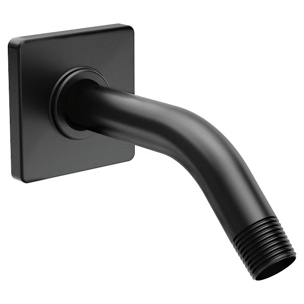 90 Degree Matte Black Shower Arm 3 90 Degree Matte Black Shower Arm