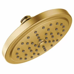 Moen Brushed Gold One-Function 6 /4" Diameter Spray Head Rainshower