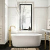 Colinet Brushed Gold One-handle Tub Filler Includes Hand Shower -Hot Sale Moen Store s44507bg set.tif