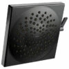 Velocity Matte Black Two-function 8-1/2" Diameter Spray Head Rainshower