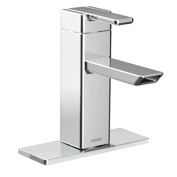 90 Degree Chrome One Handle 1.0 GPM Bathroom Faucet 4 90 Degree Chrome One Handle 1.0 GPM Bathroom Faucet - Image 2