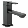 90 Degree Matte Black One-handle Low Arc Bathroom Faucet -Hot Sale Moen Store s6710bl.tif