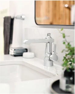 Flara Chrome One-Handle High Arc Bathroom Faucet 7 Flara Chrome One-Handle High Arc Bathroom Faucet -Hot Sale Moen Store s6981 yb0386ch glam.tif