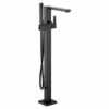 90 Degree Matte Black One-handle Tub Filler Includes Hand Shower 2 90 Degree Matte Black One-handle Tub Filler Includes Hand Shower -Hot Sale Moen Store s905bl.tif
