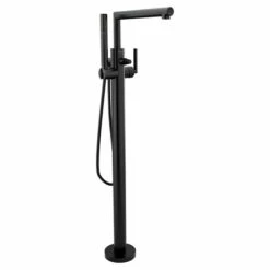 Arris Matte Black One-Handle Tub Filler Including Handheld Shower
